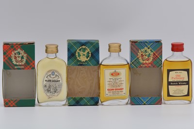 Lot 76 - Gordon & MacPhail, Tartan Miniature Collection, ten flat bottles in packs