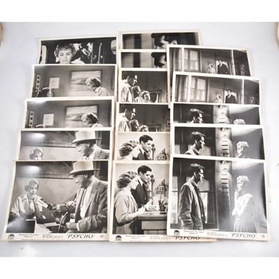 Lot 259 - Alfred Hitchcock's 'Psycho' (1960), sixteen front of house lobby cards
