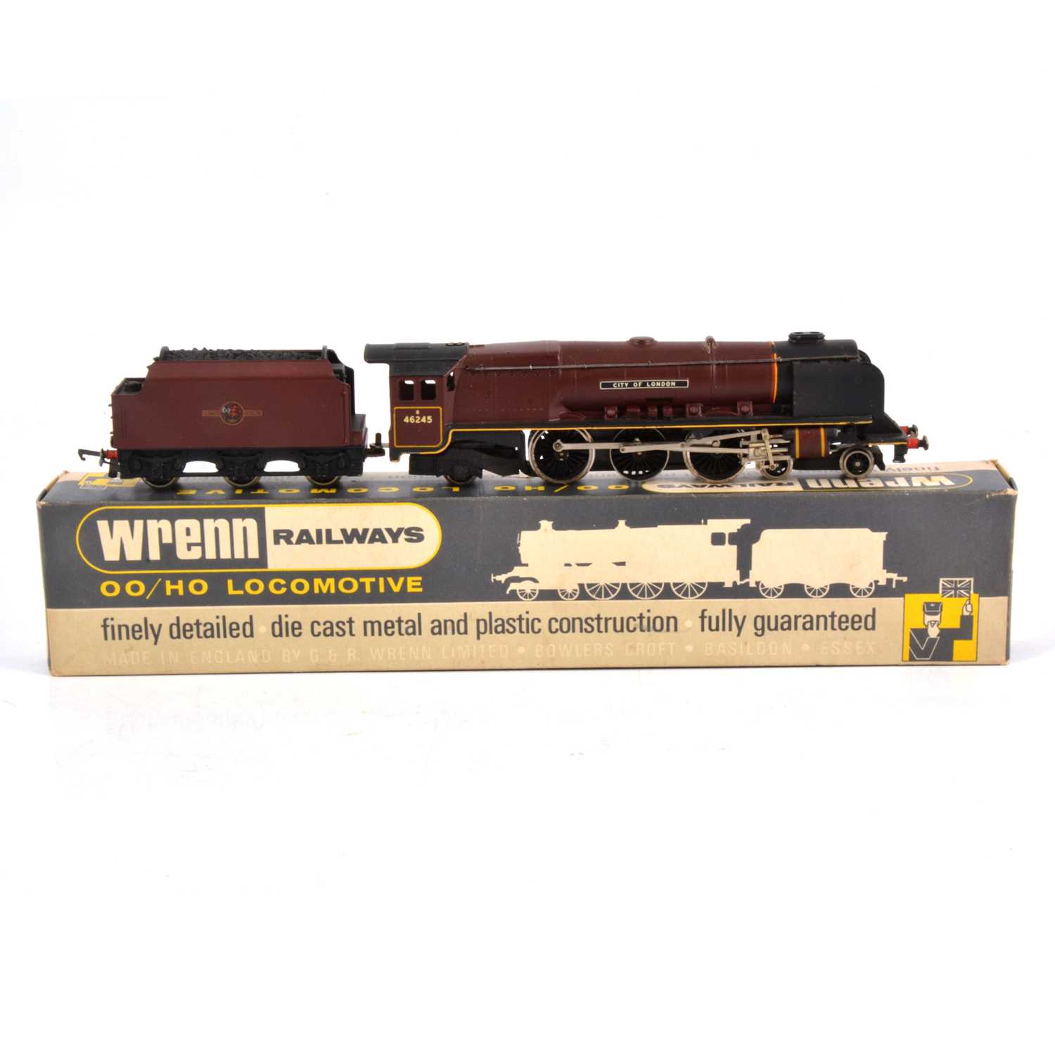 Lot 101 - Wrenn OO gauge model railway locomotive, W2226 4-6-2 BR 'City of London', 46245, boxed.