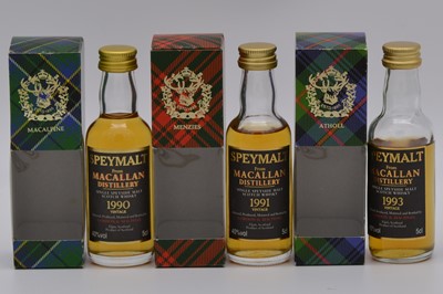 Lot 676 - Macallan Speymalt, single Speyside malt whisky bottlings, six vintages, G&M