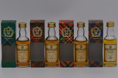 Lot 76 - MacPhail's Pure Malt series, eleven assorted miniature whiskies