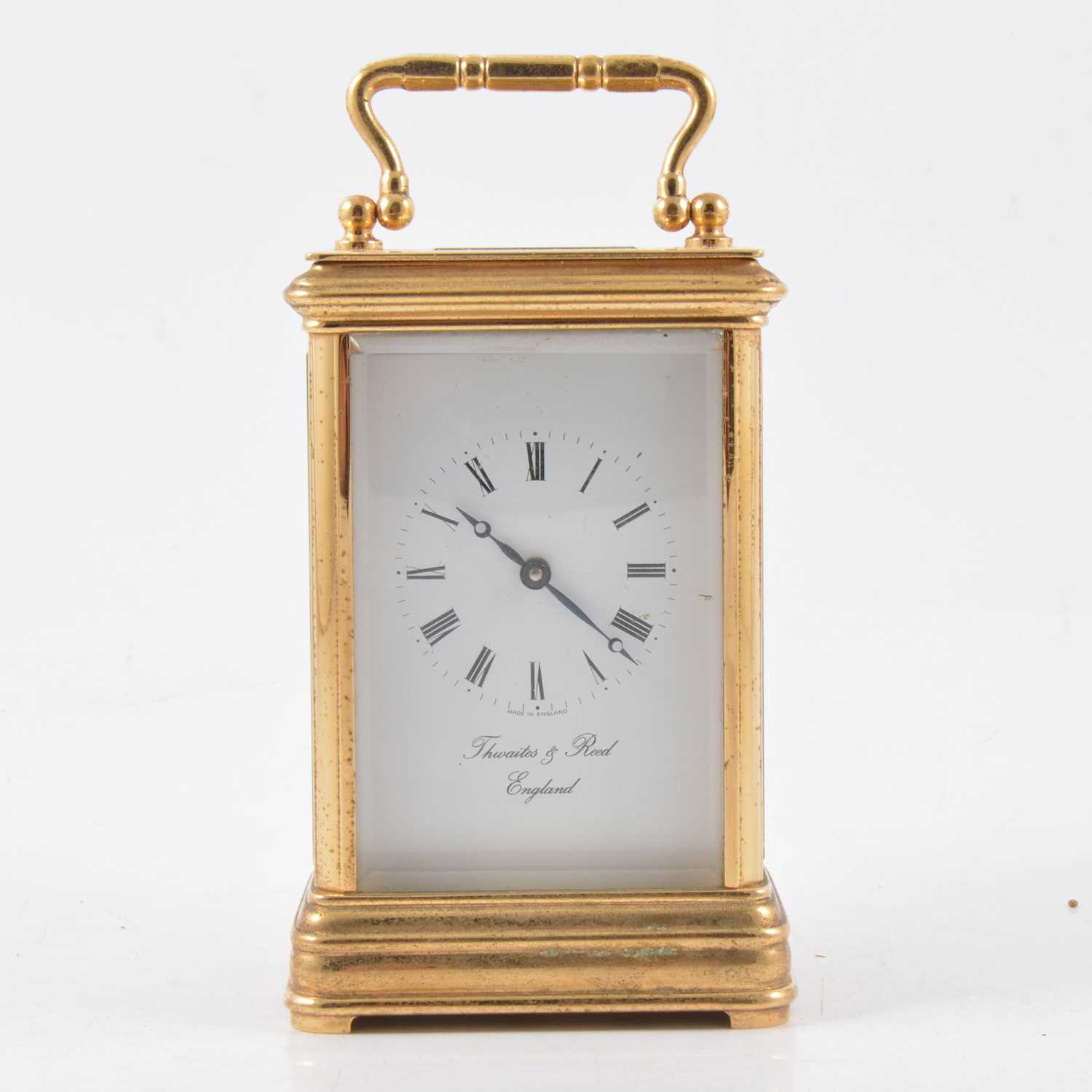 Lot 89 - Brass cased carriage clock