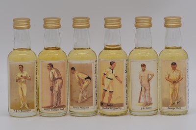 Lot 105 - The Whisky Connoisseur miniatures series - Cricketers