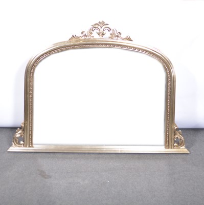 Lot 427 - Modern overmantel mirror