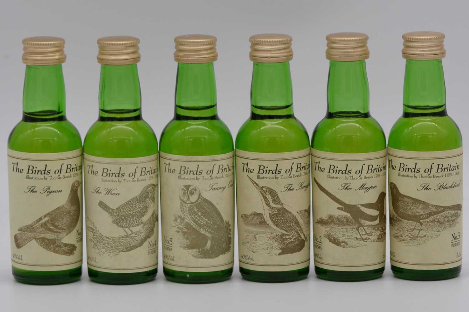 Lot 109 - The Whisky Connoisseur miniatures series - The Birds of Britain