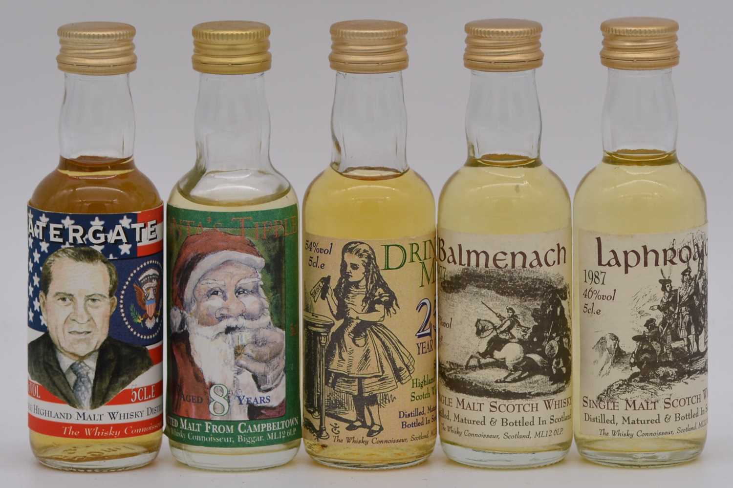 Lot 111 - The Whisky Connoisseur - twenty assorted miniature whiskies