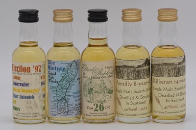 Lot 111 - The Whisky Connoisseur - twenty assorted miniature whiskies