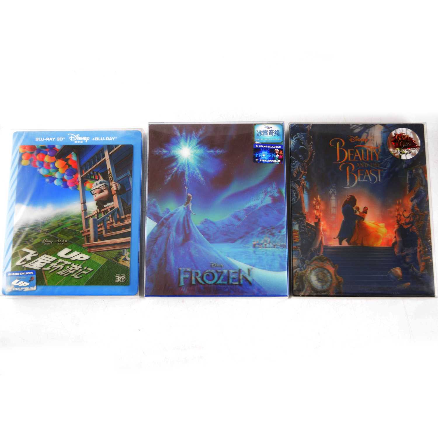 Lot 504 - Three Blufans Exclusive Steelbook Lenticular