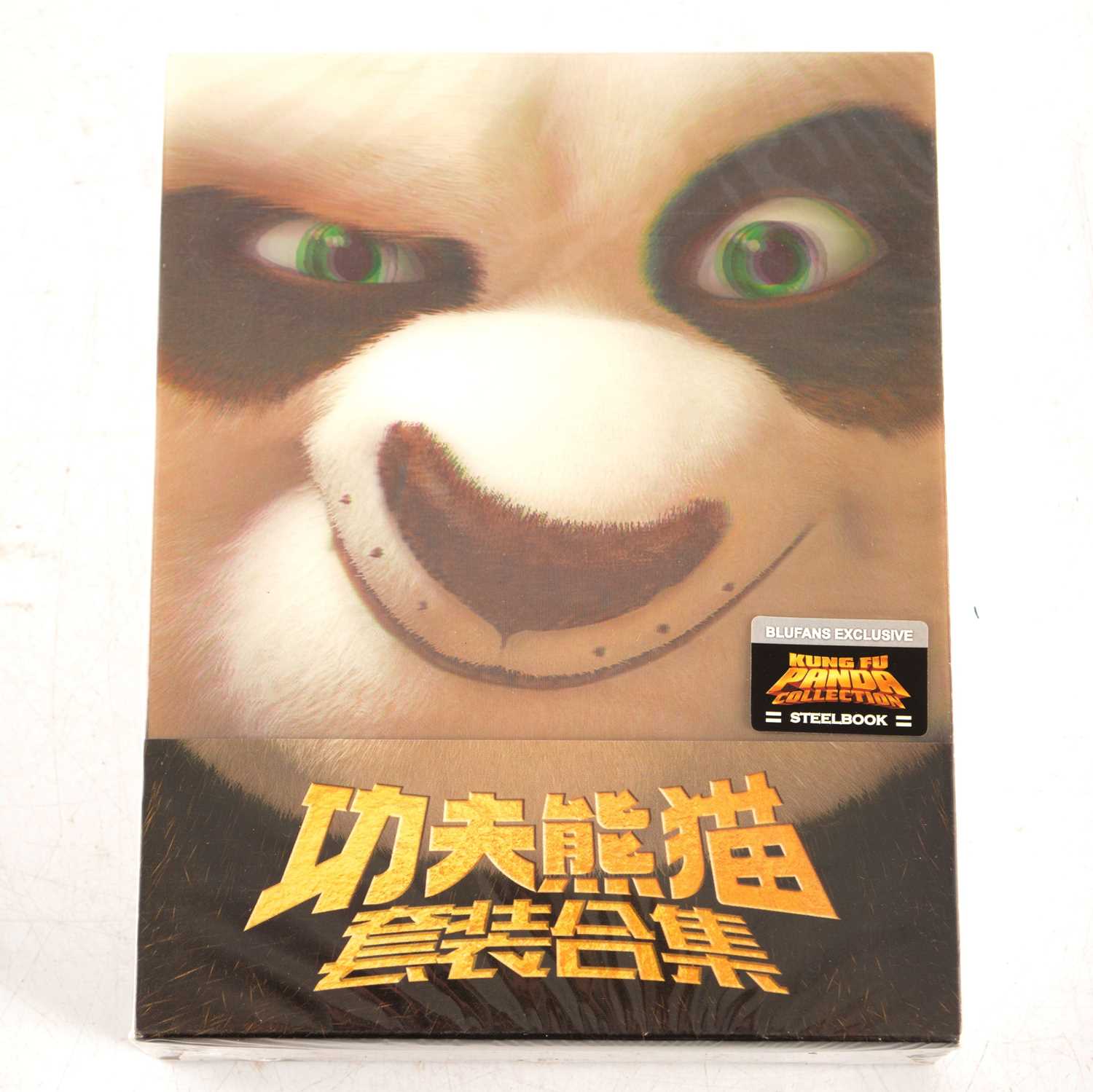 Lot 456 - Blufans Exclusive Steelbook Lenticular Blu-ray, Kung Fu Panda Collection
