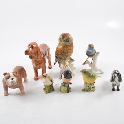 Lot 35 - Beswick, Karl Ens and Sylvac animal figurines.