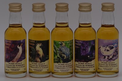 Lot 82 - Cumbrae Supply Co - The Scottish Wildlife Series, twelve miniature whiskies