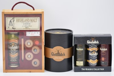 Lot 172 - Glenfiddich - five miniature presentation sets