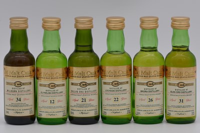 Lot 202 - Douglas Laing, The Old Malt Cask - six single Highland malt whiskies