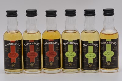 Lot 242 - Cadenhead's Regional Malts - eleven Highland whisky miniatures