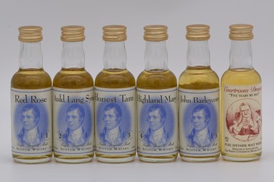 Lot 106 - The Whisky Connoisseur - A Salute to the Bard miniature series, and others