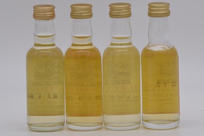 Lot 640 - Twelve Master of Malt whisky miniatures, and  nineteen Munro's blended whisky miniatures