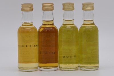 Lot 640 - Twelve Master of Malt whisky miniatures, and  nineteen Munro's blended whisky miniatures