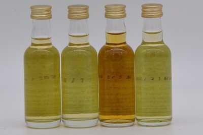 Lot 640 - Twelve Master of Malt whisky miniatures, and  nineteen Munro's blended whisky miniatures