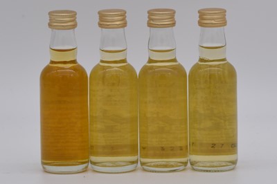 Lot 82 - The Master of Malt - eight Cask Strength miniature whisky bottlings