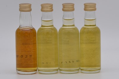 Lot 82 - The Master of Malt - eight Cask Strength miniature whisky bottlings