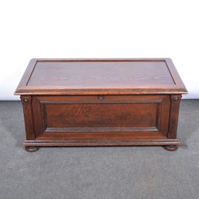 Lot 411 - Dutch oak coffer.