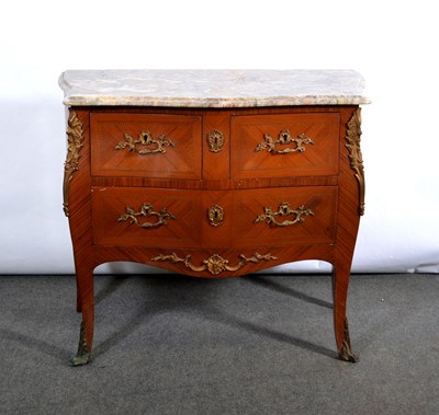 Lot 264 - Transitional style 'kingwood' commode