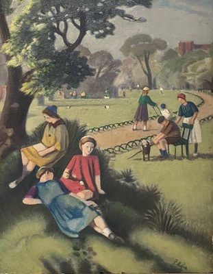 Lot 421 - Francis Helps, Summer in the Park