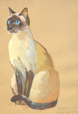 Lot 405 - Dorothy King, Siamese Cat "Roy"