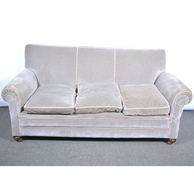 Lot 462 - Traditional three seater sofa