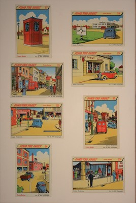 Lot 371 - Dennis' Party Games, The Country and The Town series, in four frames.