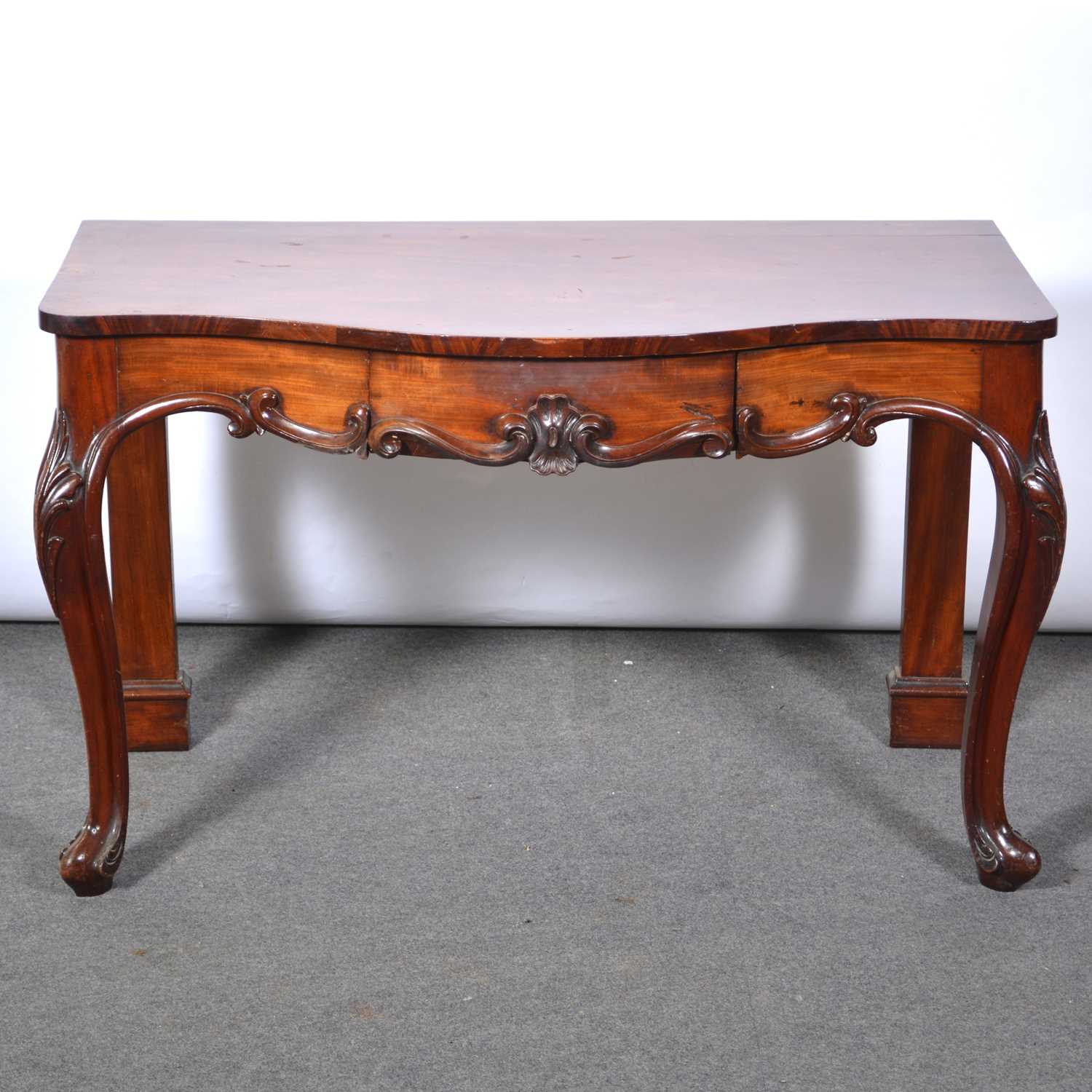 Lot 453 - Victorian mahogany console table