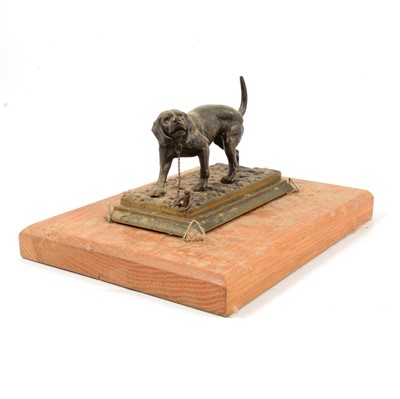 Lot 54 - Manner of Jules Mene, Tethered Bloodhound