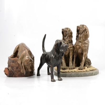 Lot 119 - Roger Andrews Studios, The Hounds, resin group,...