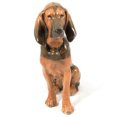 Lot 25 - Royal Copenhagen 'Bloodhound' figurine.