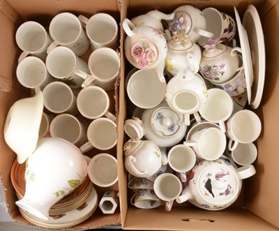 Lot 71 - Victorian bone china teaset, etc.