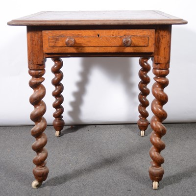 Lot 515 - Victorian oak centre table