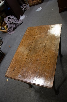 Lot 209 - George II oak side table