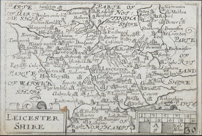 Lot 332 - Pieter van der Keere, three small county maps