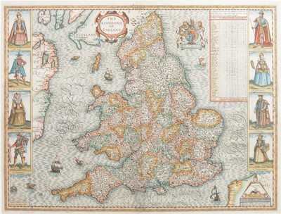 Lot 325 - Christopher Saxton, The Kingdome of England