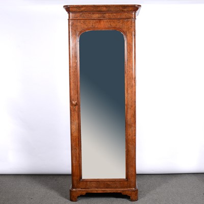 Lot 404 - Victorian walnut single wardrobe