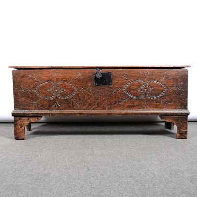 Lot 540 - Joined elm coffer