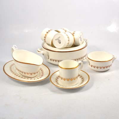 Lot 102 - Royal Worcester 'Summer Morning' pattern part dinner and coffee service.
