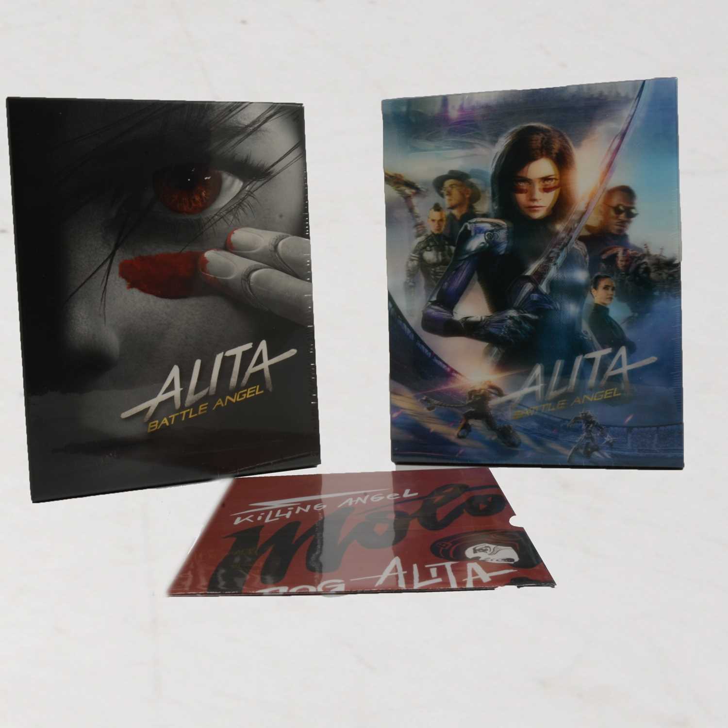 Lot 453 - Alita Battle Angel combo set Cinemuseum Art Steelbook 4K Ultra HD Blu-rays