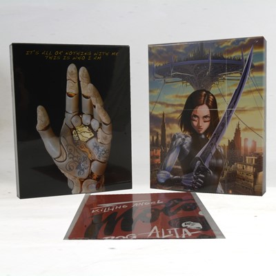 Lot 453 - Alita Battle Angel combo set Cinemuseum Art Steelbook 4K Ultra HD Blu-rays