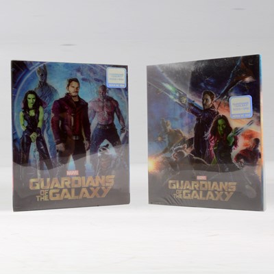 Lot 25 - Guardians of the Galaxy Nova Media Steelbook Lenticular 3D Blu-rays.