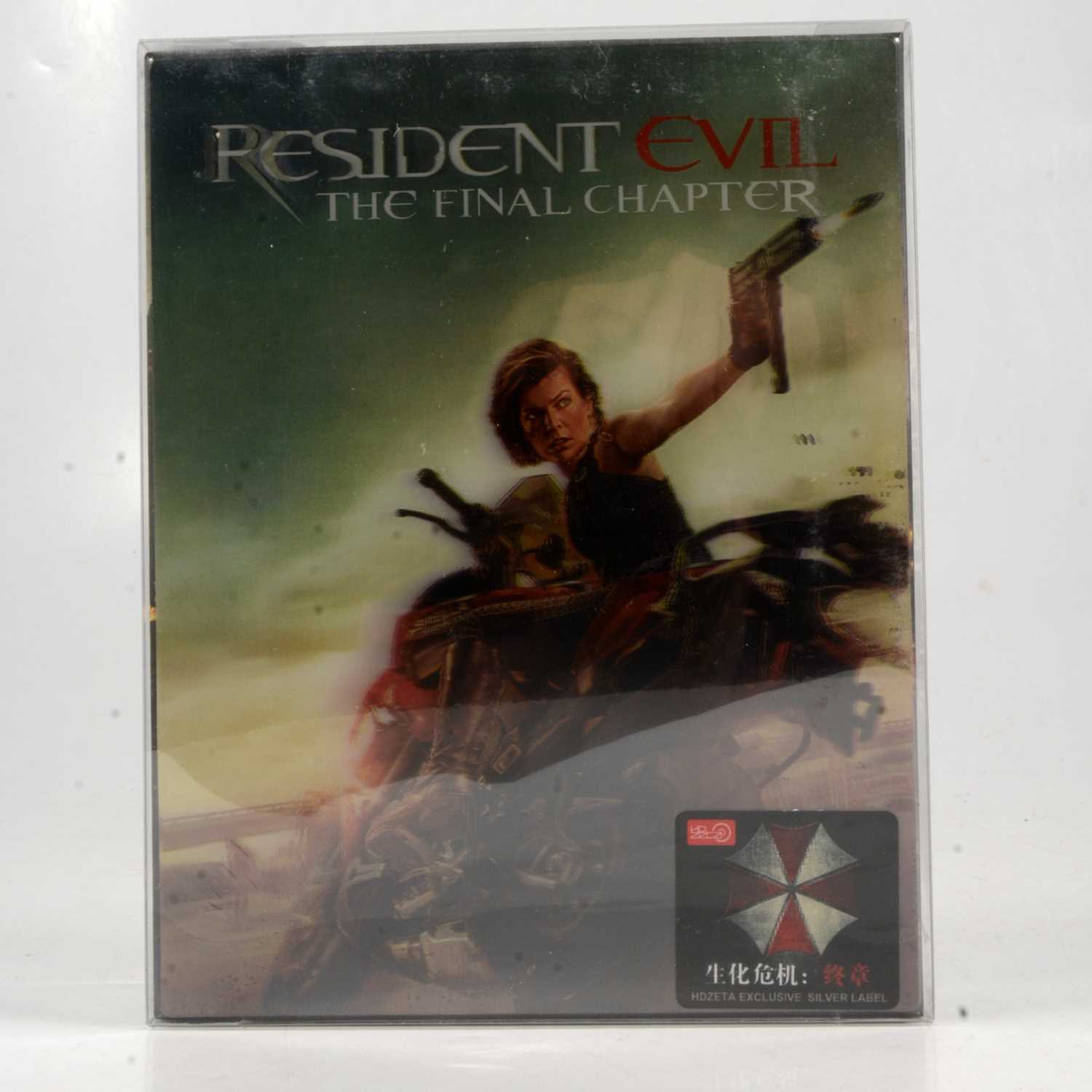 Lot 460 - Resident Evil - The Final Chapter, Hdzeta Steelbook Silver Label Lenticular 3D Blu-ray