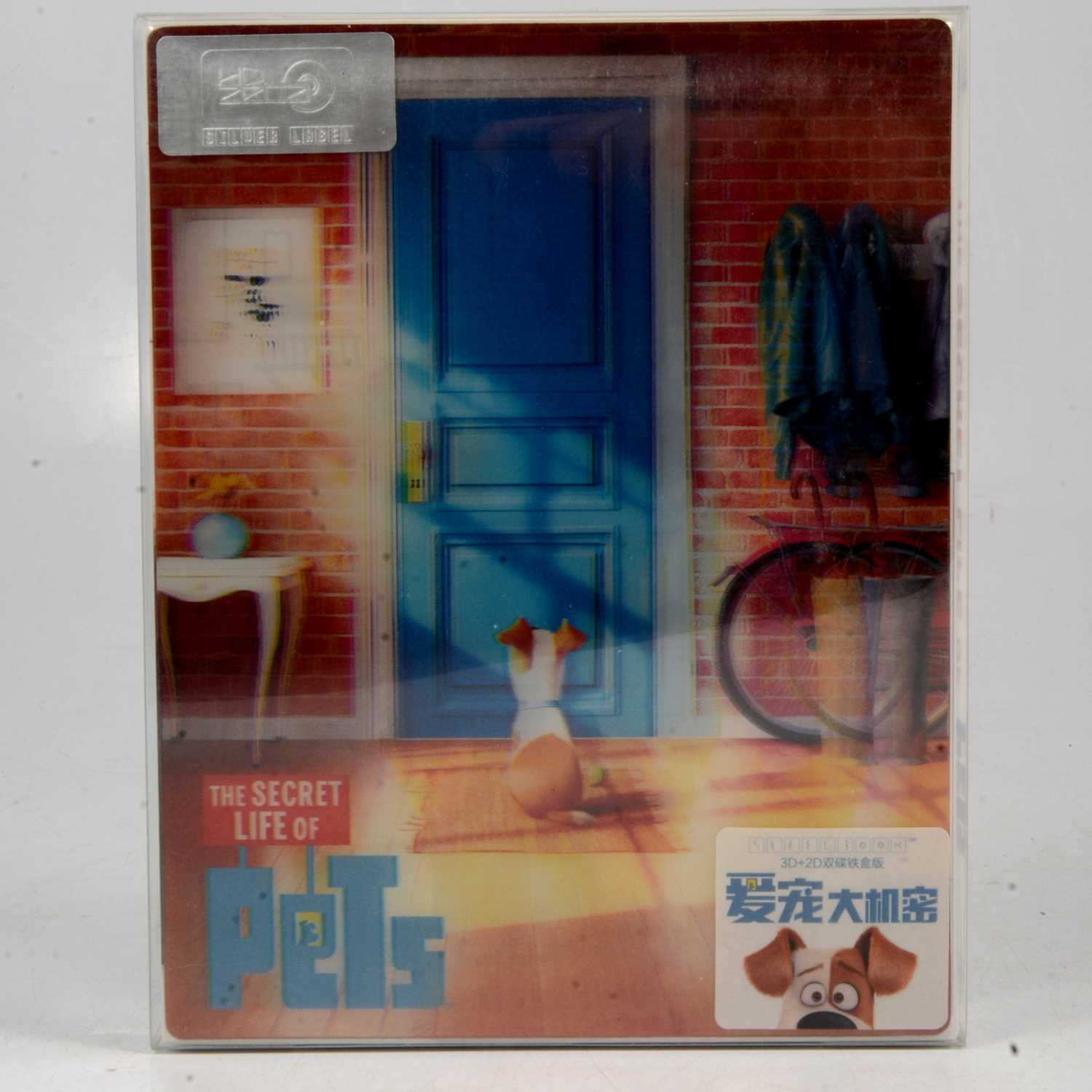Lot 454 - The Secret Life of Pets Hdzeta Steelbook Silver Label Lenticular 3D Blu-ray
