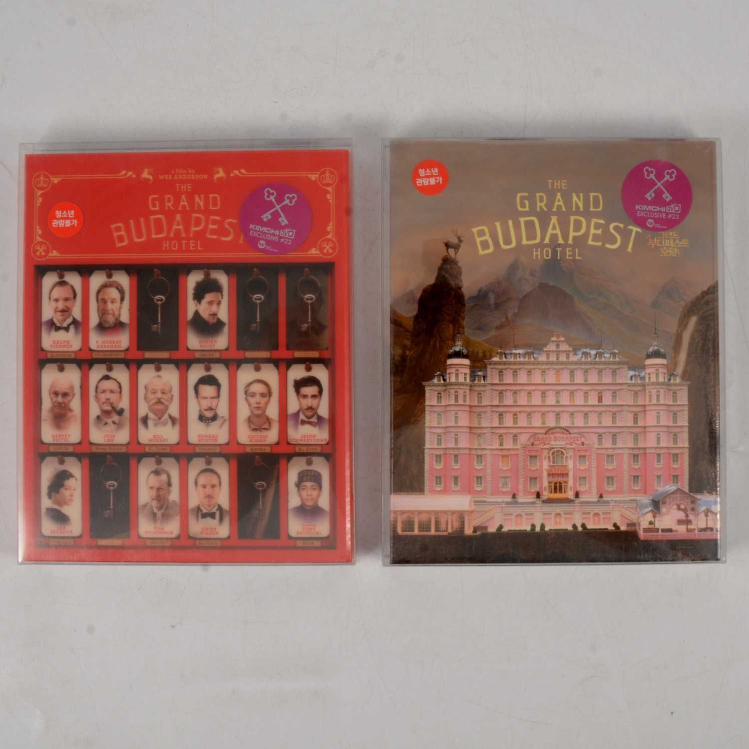Lot 478 - Two The Grand Budapest Hotel KimchiDVD Steelbook Lenticular Blu-rays