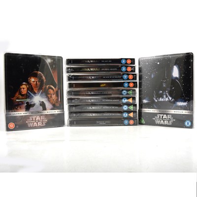 Lot 53 - Complete Star Wars 4K Ultra HD Steelbook Blu-ray collection