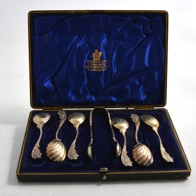 Lot 146 - Silver ware and pocket watch.